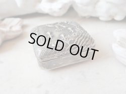 画像11: 【アンヌ・ド・ブルターニュ紋章エルミーヌとエルミーヌ・プラン】【プードリエール（パウダーケース）】フランス・アンティーク＆ヴィンテージ品