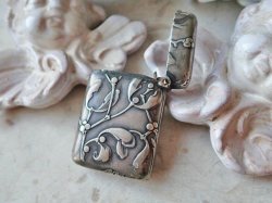 画像2: 【1900年代初期ヴェスタケース】【シルバー製】【ヤドリギ】フランス・アンティーク＆ヴィンテージ品