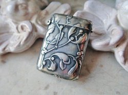 画像3: 【1900年代初期ヴェスタケース】【シルバー製】【ヤドリギ】フランス・アンティーク＆ヴィンテージ品