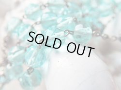 画像12: 【アクアマリンカラーカットガラス珠ロザリオ】【総シルバーパーツ】フランス・アンティーク＆ヴィンテージロザリオ