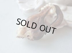 画像3: 【店主コレクション放出品5】髑髏彫刻【女髑髏と幽霊の手】牙製 髑髏作家服部・髑髏根付・提げ物・彫刻・その他髑髏作品