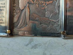 画像11: 【エングレーヴァーB.WICKER作】【トリプティック（三連祭壇）】【ルルドの聖母】フランス・アンティーク＆ヴィンテージ聖品