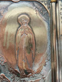 画像15: 【エングレーヴァーB.WICKER作】【トリプティック（三連祭壇）】【ルルドの聖母】フランス・アンティーク＆ヴィンテージ聖品