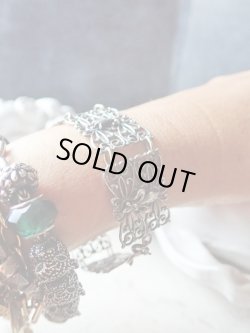 画像18: 【百合紋章とブルターニュ紋章】【エルミーヌとエルミーヌ・プラン】【透かしブレスレット】フランス・アンティーク＆ヴィンテージ品