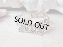 画像4: 【百合紋章とブルターニュ紋章】【エルミーヌとエルミーヌ・プラン】【透かしブレスレット】フランス・アンティーク＆ヴィンテージ品