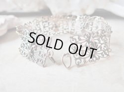 画像7: 【百合紋章とブルターニュ紋章】【エルミーヌとエルミーヌ・プラン】【透かしブレスレット】フランス・アンティーク＆ヴィンテージ品