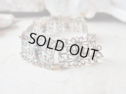 画像6: 【百合紋章とブルターニュ紋章】【エルミーヌとエルミーヌ・プラン】【透かしブレスレット】フランス・アンティーク＆ヴィンテージ品