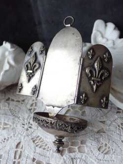 画像14: 【携帯用ミニ三連祭壇兼聖水盤】【ルルドの聖母/イエスの御心/聖アントニオ】フランス・アンティーク＆ヴィンテージ聖品