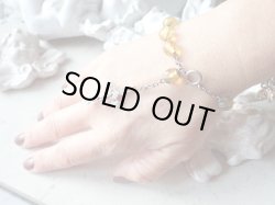 画像14: 【ウランガラスの1連ロザリオブレスレット】【1900年代初頭】【総シルバーパーツ＆一部花座付】フランス・アンティーク＆ヴィンテージロザリオ