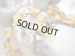 画像7: 【ウランガラスの1連ロザリオブレスレット】【1900年代初頭】【総シルバーパーツ＆一部花座付】フランス・アンティーク＆ヴィンテージロザリオ