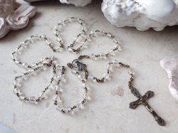 画像3: 【オーロラガラス珠】【レトロデザイン】イタリア・ヴィンテージロザリオ