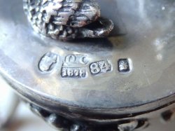 画像15: 【1878年帝政ロシアJソスンコウスキ作シルバー875製イースターエッグ】【店主私物コレクション放出】ロシア・アンティーク品