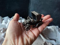 画像19: 【イタリア製ヴィンテージシルバー800ミニチュアクラシックカー】【FIAT 8HP】【1940〜50年代】イタリア・アンティーク＆ヴィンテージ品