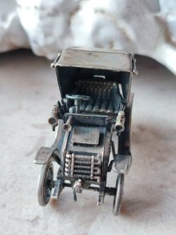 画像4: 【イタリア製ヴィンテージシルバー800ミニチュアクラシックカー】【FIAT 8HP】【1940〜50年代】イタリア・アンティーク＆ヴィンテージ品