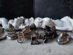 画像20: 【イタリア製ヴィンテージシルバー800ミニチュアクラシックカー】【FIAT 8HP】【1940〜50年代】イタリア・アンティーク＆ヴィンテージ品