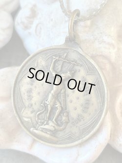 画像6: 【モン・サン・ミシェル巡礼記念メダイ】【大天使ミカエル】【真鍮製】フランス・アンティーク＆ヴィンテージメダイ