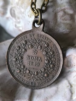 画像5: 【感ずべき聖母マーテル・アドミラビリス】【ニッコロ・チェルバラ】フランス・アンティーク＆ヴィンテージメダイ