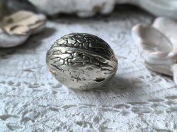 画像3: 【イタリアヴィンテージシルバー800製胡桃型ロザリオケース】イタリア・アンティーク＆ヴィンテージ品