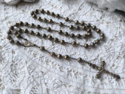 画像2: 【薔薇珠ロザリオ】【小さき花の聖テレーズ（テレジア）】イタリア・アンティーク＆ヴィンテージロザリオ