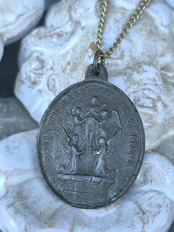 画像5: 【マグダラのマリア】【サントボームの洞窟】【4人の天使に天に運ばれるマグダラのマリア】フランス・アンティーク＆ヴィンテージメダイ