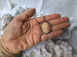 画像19: 【聖母子のシェルカメオペンダントブローチ】【マルカジットシルバージュエリー】イタリア・アンティーク・ヴィンテージ品