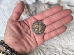 画像7: 【特大サイズコインタイプ】【ゲオルクスターラー】【聖ゲオルギウス】ドイツ・アンティーク＆ヴィンテージメダイ