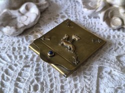 画像4: 【アンヌ・ド・ブルターニュ紋章エルミーヌ】【20世紀初頭マッチケース】フランス・アンティーク品