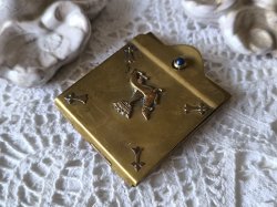 画像11: 【アンヌ・ド・ブルターニュ紋章エルミーヌ】【20世紀初頭マッチケース】フランス・アンティーク品