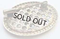 画像3: 買い付けリクエスト可能品4　エルミーヌの透かしオーバルブローチ