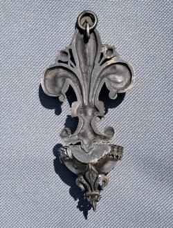 画像3: 買い付けリクエスト可能品1　エルミーヌとフルール・ド・リスの聖水盤