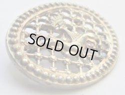 画像2: 買い付けリクエスト可能品4　エルミーヌの透かしオーバルブローチ