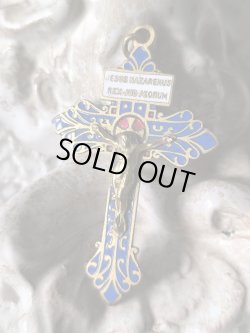 画像2: エナメル仕様と免償のクロス、　ベルギー　ボッホ　ルイ13世プレート