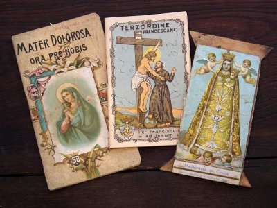 画像1: 【お祈り冊子】【悲しみの聖母】【1897年】イタリア・アンティーク＆ヴィンテージホーリーカード