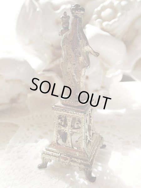 画像2: 【カルメルの聖母】【小祭壇用聖母子像】イタリア・アンティーク＆ヴィンテージ聖品 (2)