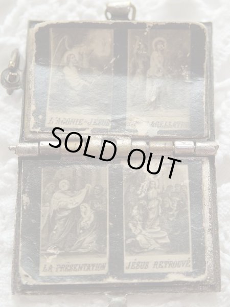 画像5: 【ブック型チャーム】【ロザリオの祈り各場面写真風ミニご絵】フランス・アンティーク＆ヴィンテージ聖品 (5)