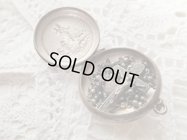 画像5: 【ペンダントトップ仕様ミニロザリオケース】【保護の聖母】イタリア・アンティーク＆ヴィンテージ聖品 (5)