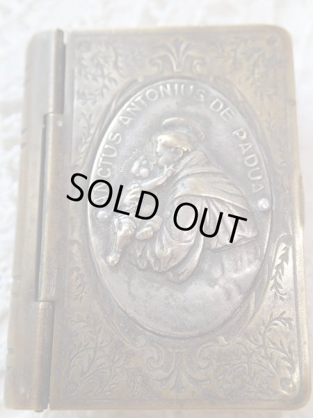 画像5: 【ブック型ロザリオケース（中）】【幼子を抱く聖アントニオ】イタリア・アンティーク＆ヴィンテージロザリオ (5)