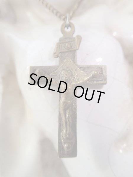 画像2: 【聖職者用キリスト磔刑十字架ミニ】【クルシフィクス】イタリア・アンティーク＆ヴィンテージクロス (2)