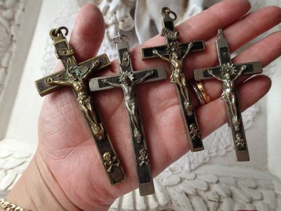 画像3: 【聖職者用キリスト磔刑十字架】【クルシフィクス】イタリア・アンティーク＆ヴィンテージクロス