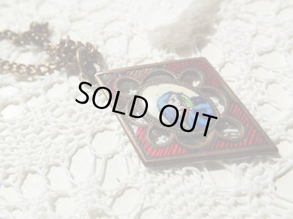 画像3: 【悲しみの聖母】【菱形エナメル加工】イタリア・アンティーク＆ヴィンテージメダイ (3)