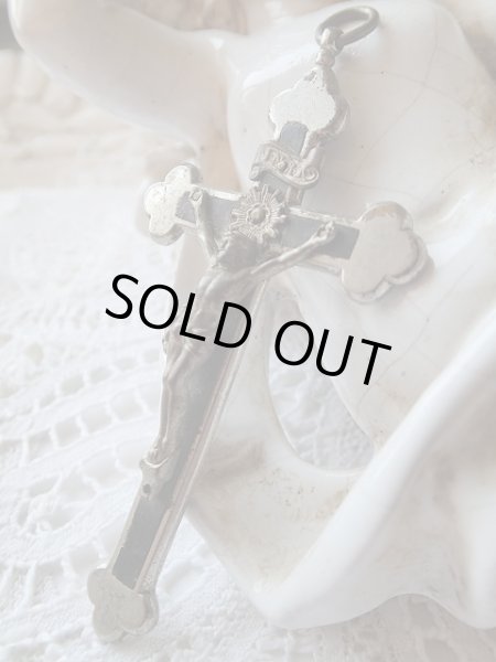 画像2: 【聖職者仕様キリスト磔刑十字架】【クロスボトニー】イタリア・アンティーク＆ヴィンテージクロス (2)