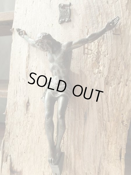 画像2: 【キリスト磔刑像】【壁掛け用ビッグサイズ】イタリア・アンティーク＆ヴィンテージクロス (2)