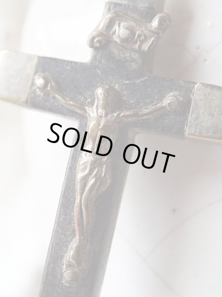 画像3: 【聖職者仕様キリスト磔刑十字架ミニ】【クルシフィクス】イタリア・アンティーク＆ヴィンテージクロス (3)