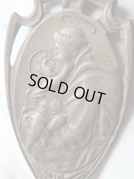 画像3: 【聖アントニオ】【盾形】イタリア・アンティーク＆ヴィンテージメダイ (3)