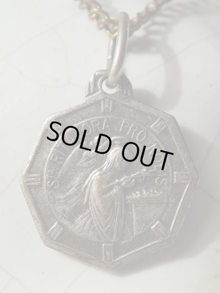 画像2: 【聖リタ】【絶えざるお助けの聖母】イタリア・アンティーク＆ヴィンテージメダイ (2)