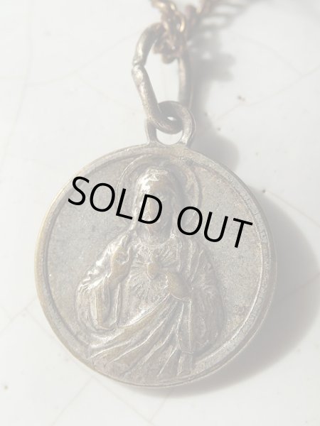 画像3: 【カルメル山の聖母】【イエスの御心】イタリア・アンティーク＆ヴィンテージメダイ (3)