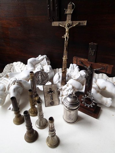 画像2: 【木製卓上十字架】【クルシフィクス】イタリア・アンティーク＆ヴィンテージ聖品