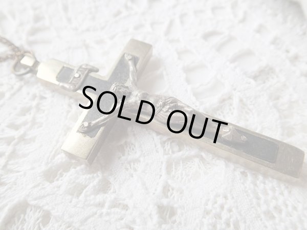 画像4: 【聖職者用キリスト磔刑十字架クルシフィクス】イタリア・アンティーク＆ヴィンテージクロス (4)