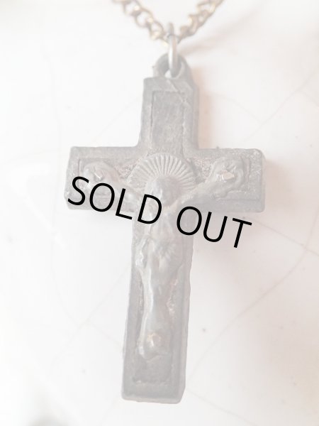 画像2: 【聖職者用キリスト磔刑十字架ミニクルシフィクス】イタリア・アンティーク＆ヴィンテージクロス (2)