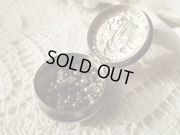 画像2: 【シルバー800ロザリオケース】【聖母被昇天】【ピルケース代用可】イタリア・アンティーク＆ヴィンテージロザリオ (2)